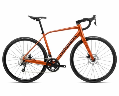 Orbea Avant H40 Road Bike - 2023 - Orange Candy Matt - Cosmic Bronze Gloss