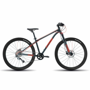 "Frog MTB 69 26" Kids Bike" - Metallic Grey Neon Red