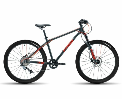 "Frog MTB 72 26" Kids Bike" - Metallic Grey Neon Red