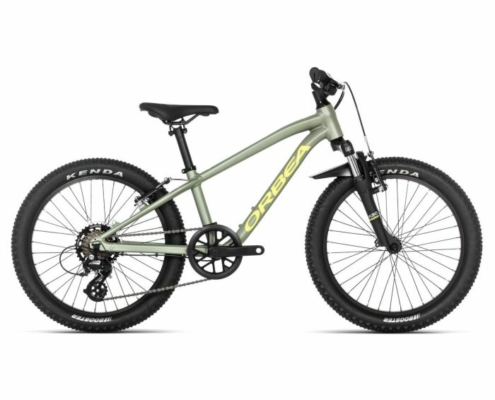 Orbea MX 20 XC Kids Bike - 2024 - Metallic Green Artichoke (Matt) - Yellow (Matt)