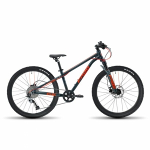 "Frog MTB 62 24" Kids Bike" - Metallic Grey Neon Red