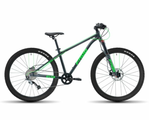 "Frog MTB 69 26" Kids Bike" - Metallic Grey Neon Green