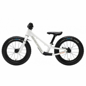 "Kids Ride Shotgun Dirt Hero 14" Balance Bike - 2024" - White