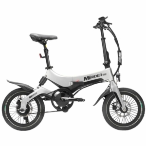 MiRider One GB3 Folding e-Bike - Platinum Silver