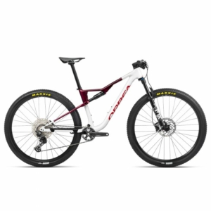 Orbea Oiz H30 Full Suspension Mountain Bike - 2023 - White Chic - Shadow Coral (Gloss)